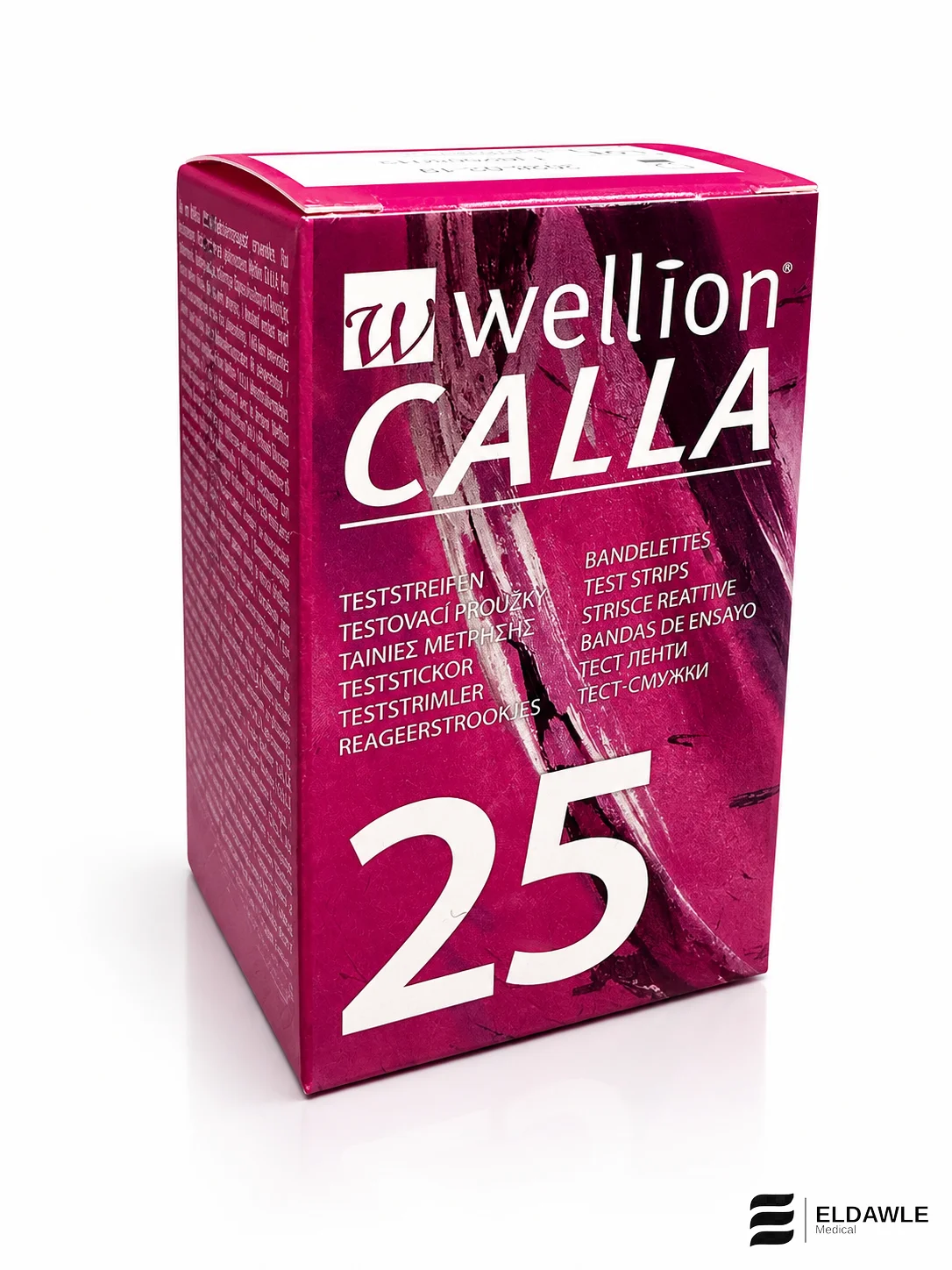 شرائط جهاز قياس السكر ويليون كالا – Wellion CALLA Blood Glucose Test Strips ( 25 شريط اختبار ) 3