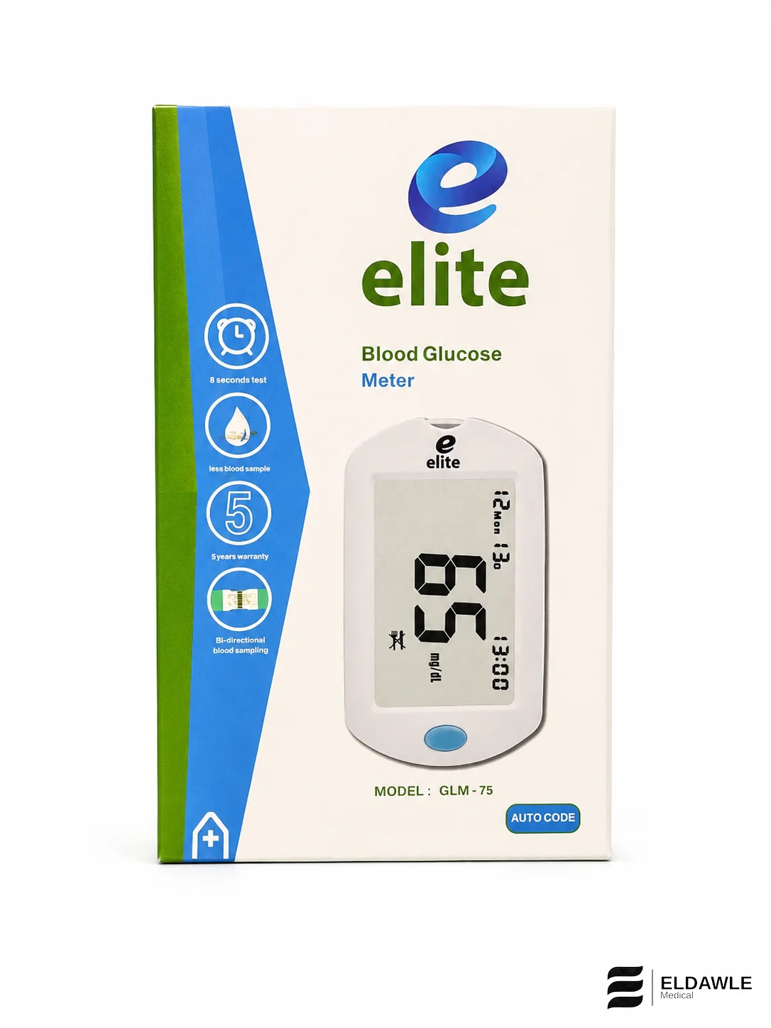 جهاز قياس السكر في الدم إيليت Elite GLM-75 (Blood Glucose Meter) 4