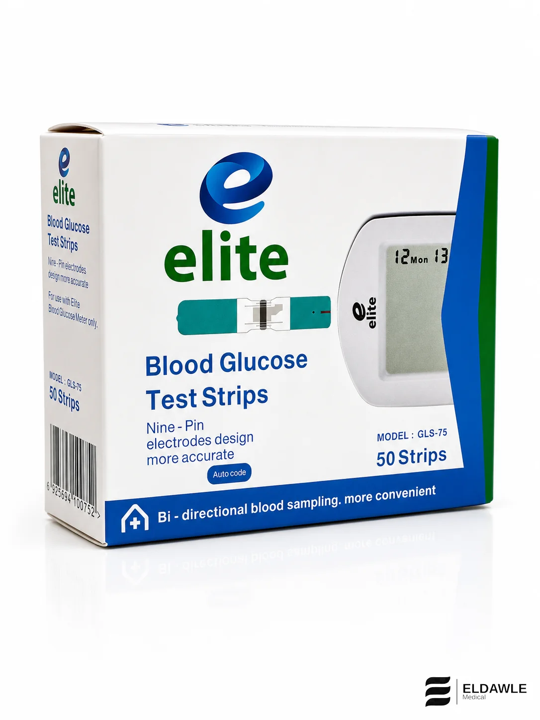 شرائط قياس السكر إيليت - Elite Blood Glucose Test Strips ( 50 شريط اختبار ) 3